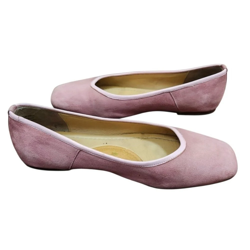Seychelles City Streets Rose Suede Leather Ballet Flats Seychelles Size 10
